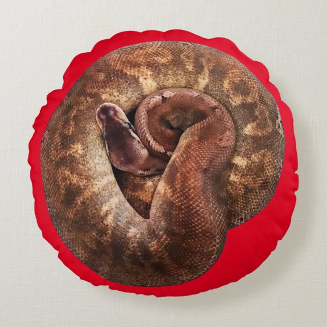 Coussins Ronds Serpent enrobé (Devant)