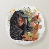 Coussins Ronds Setter Gordon (Dos)
