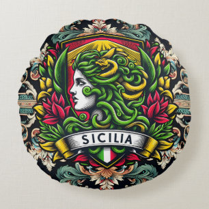 Coussins Ronds Sicilia Design sicilien