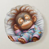 Coussins Ronds Singe de bébé (Dos)