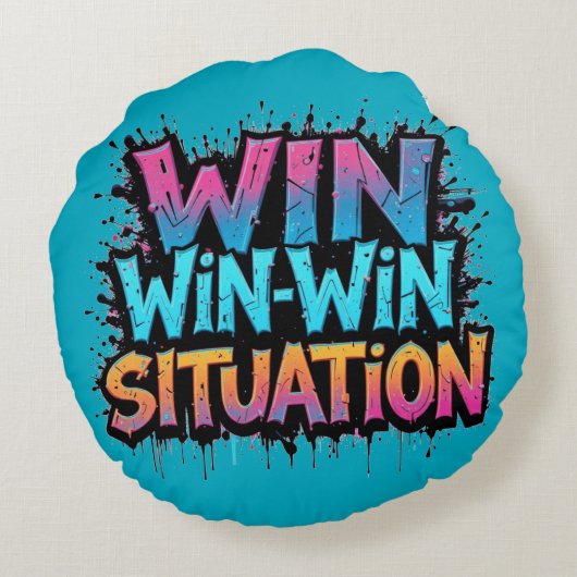 Coussins Ronds Situation WIN-WIN (Dos)