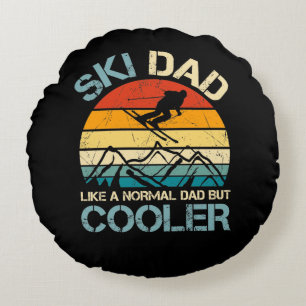 Coussins Ronds Ski père - Pas un papa normal, mais Glacière