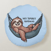 Coussins Ronds Sloth Relaxing (Dos)