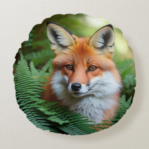 Coussins Ronds "Sly : Le renard dans l'ombre"