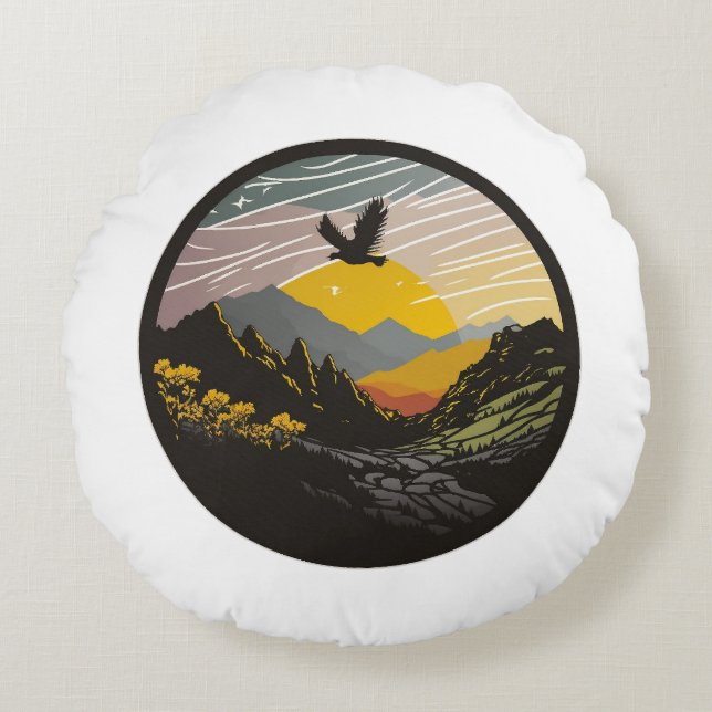 Coussins Ronds Snowdonia (Devant)