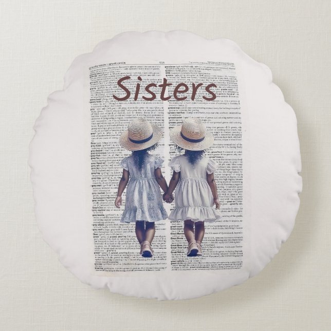 Coussins Ronds Soeurs (Devant)
