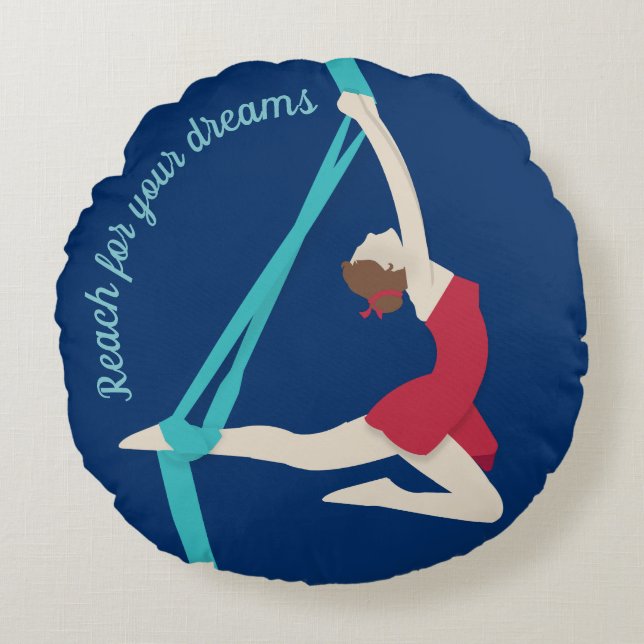 Coussins Ronds Soies aériennes (Devant)