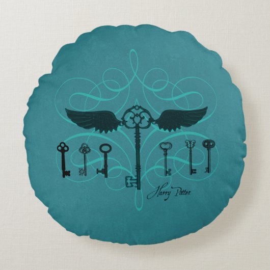 Coussins Ronds Sort Harry Potter | Clés Volantes (Devant)