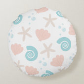 Coussins Ronds Sous la mer Baby Boy Keepsaké Nursery (Dos)