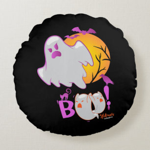 Coussins Ronds Spider Cadeau Boo Ghost Bats Spider Déplaisant Hal