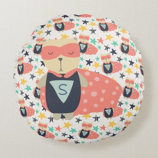 Coussins Ronds Star Super Hero (Devant)