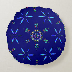 Coussins Ronds Starlit Kaleidoscope