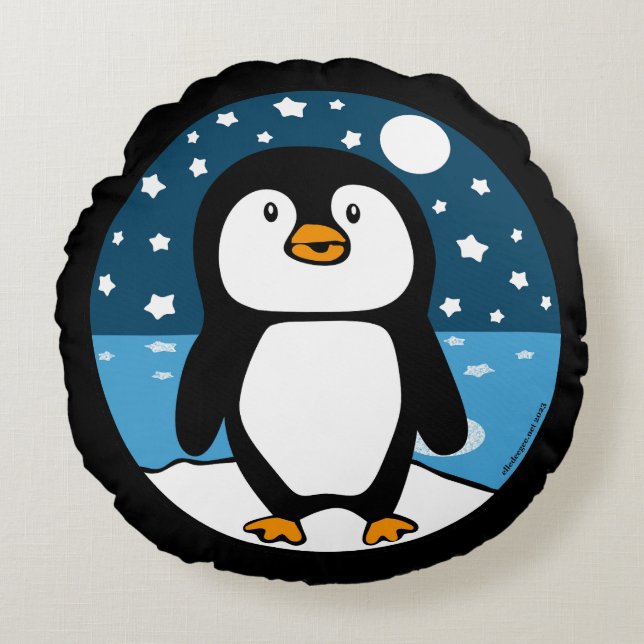 Coussins Ronds Starry Starry Peng (Devant)