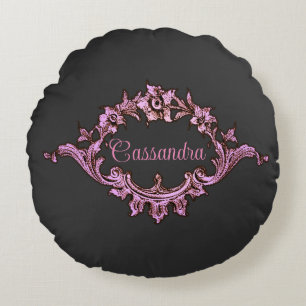 Coussins Ronds Steampunk romantique victorien vintage Personnalis