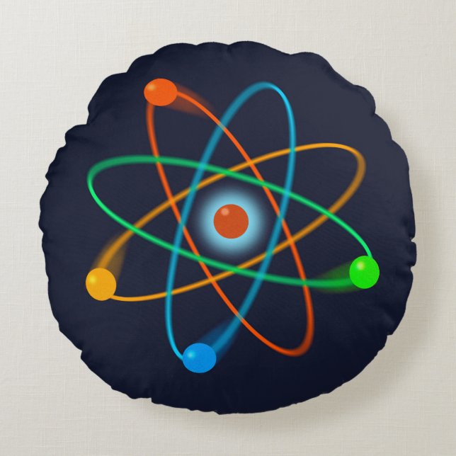 Coussins Ronds Structure atomique (Devant)