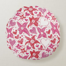 Style Différent De Fleur & Coeurs Motif