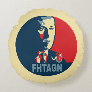 Coussins Ronds Style Hp Lovecraft FHTAGN Hope