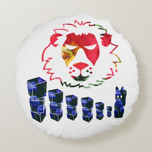 Coussins Ronds style merveilleux (Dos)