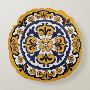 Coussins Ronds Style Talavera