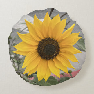 Coussins Ronds Sunflower Pillow