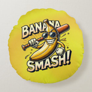 Coussins Ronds Super Banane
