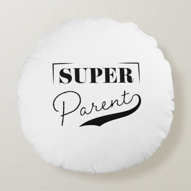 Coussins Ronds Super parent (Devant)