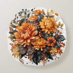 Coussins Ronds Superbe automne floral