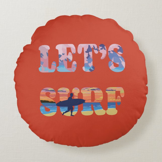 Coussins Ronds Surf (Devant)