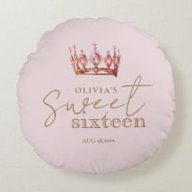 Sweet 16 Blush rose et or Anniversaire