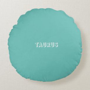 Coussins Ronds Symbole de Taurus