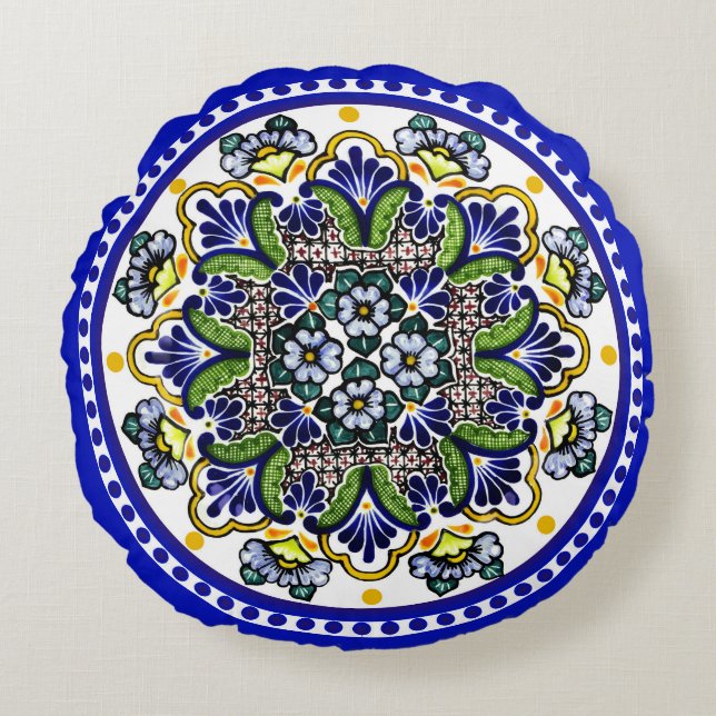 Coussins Ronds Talavera Siete (Devant)