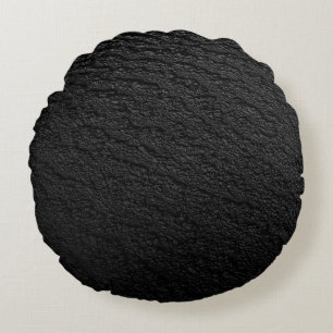 Coussins Ronds Tapis noir et gris