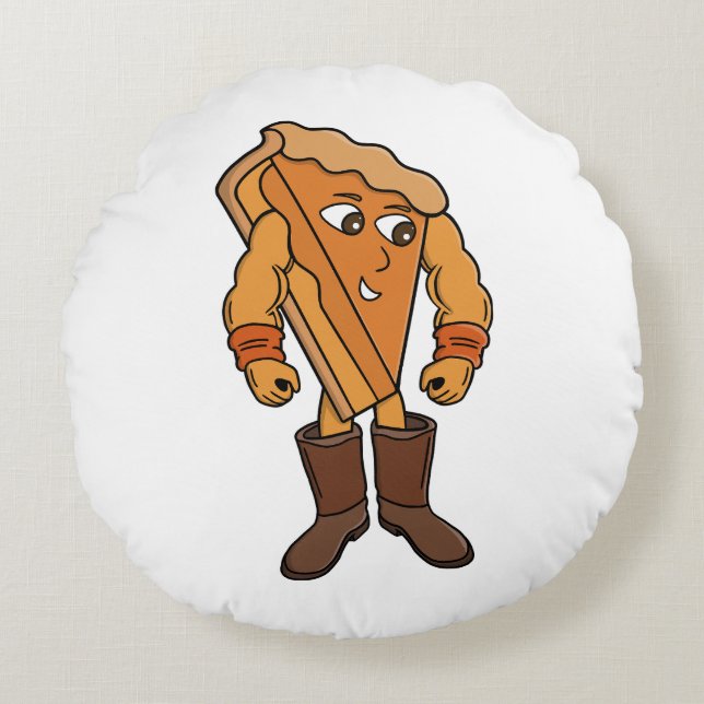 Coussins Ronds Tarte Forte Portant Des Bottes (Devant)