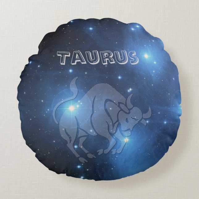 Coussins Ronds Taurus transparent (Devant)