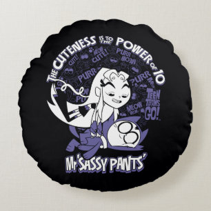 Coussins Ronds Teen Titans Go!   Star