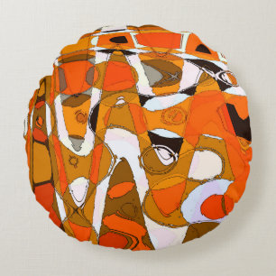 Coussins Ronds tendre artistique merveilleux transparent clair au