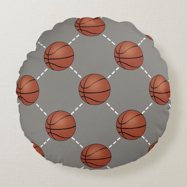 Coussins Ronds terrain de basket-ball (Devant)