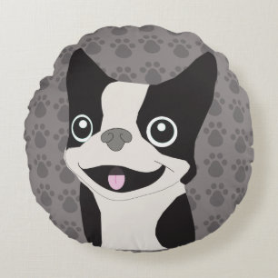 Coussins Ronds Terrier de Boston