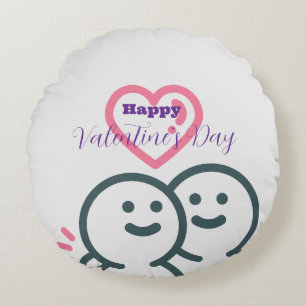 Coussins Ronds Tête ronde Saint-Valentin