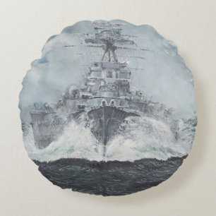Coussins Ronds Têtes de capot pour Bismarck 23rdMay 1941. 2014