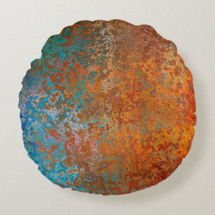 Coussins Ronds texture Arrière - plan rouille vieux brun