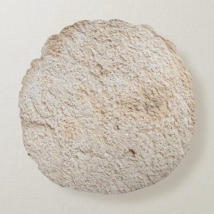 Coussins Ronds Texture claire de vieux mur antique, couche de con