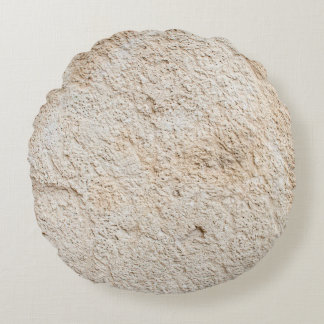 Coussins Ronds Texture claire de vieux mur antique, couche de con