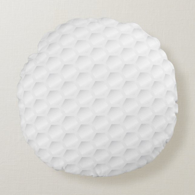 Coussins Ronds Texture de boule de golf (Devant)