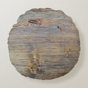 Coussins Ronds Texture en bois clair fond abstrait, home deco