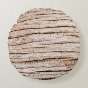 Coussins Ronds Texture en bois foncé. arrière - plan Abstrait Vin