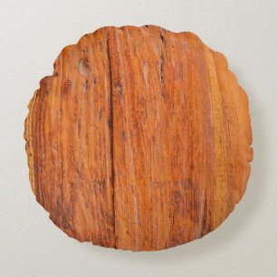 Coussins Ronds Texture en bois tropicale. abstrait, décoration ma