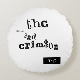 Coussins Ronds thaddeus & crimson