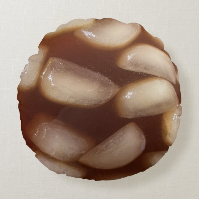 Coussins Ronds Thé de glace (Devant)