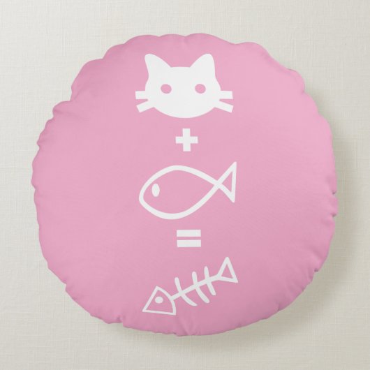Coussins Ronds Thématique des chats (Devant)
